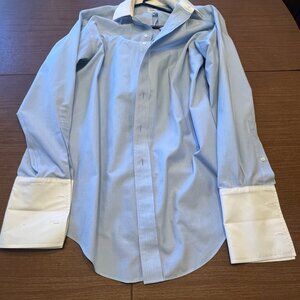 Brooks Brothers Dress Shirt - 16" x 34" - Contrast Collar - Like New.
